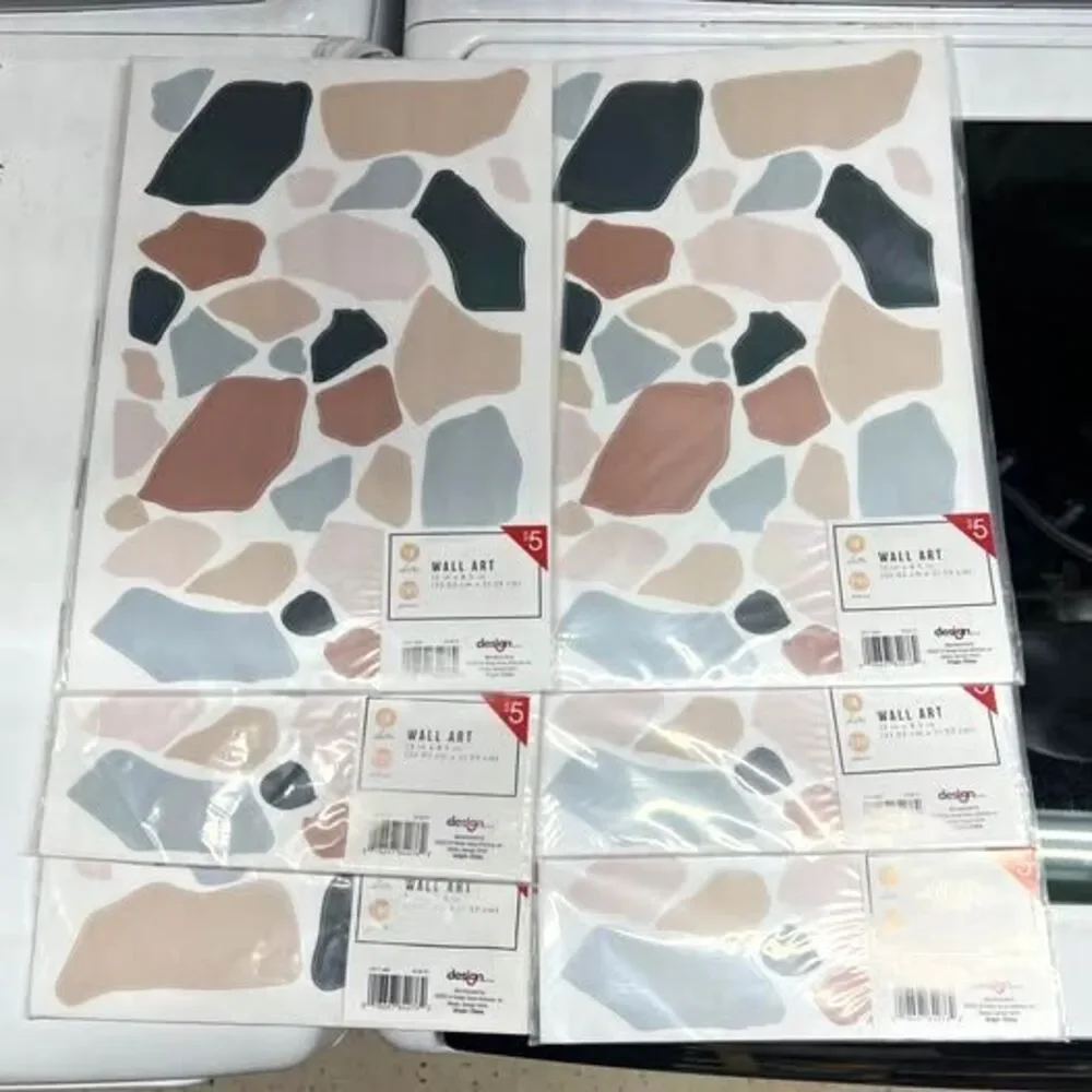 Target Modern Boho Abstract Wall Decals Shapes 6 pkg Nursery Dorm Apartment